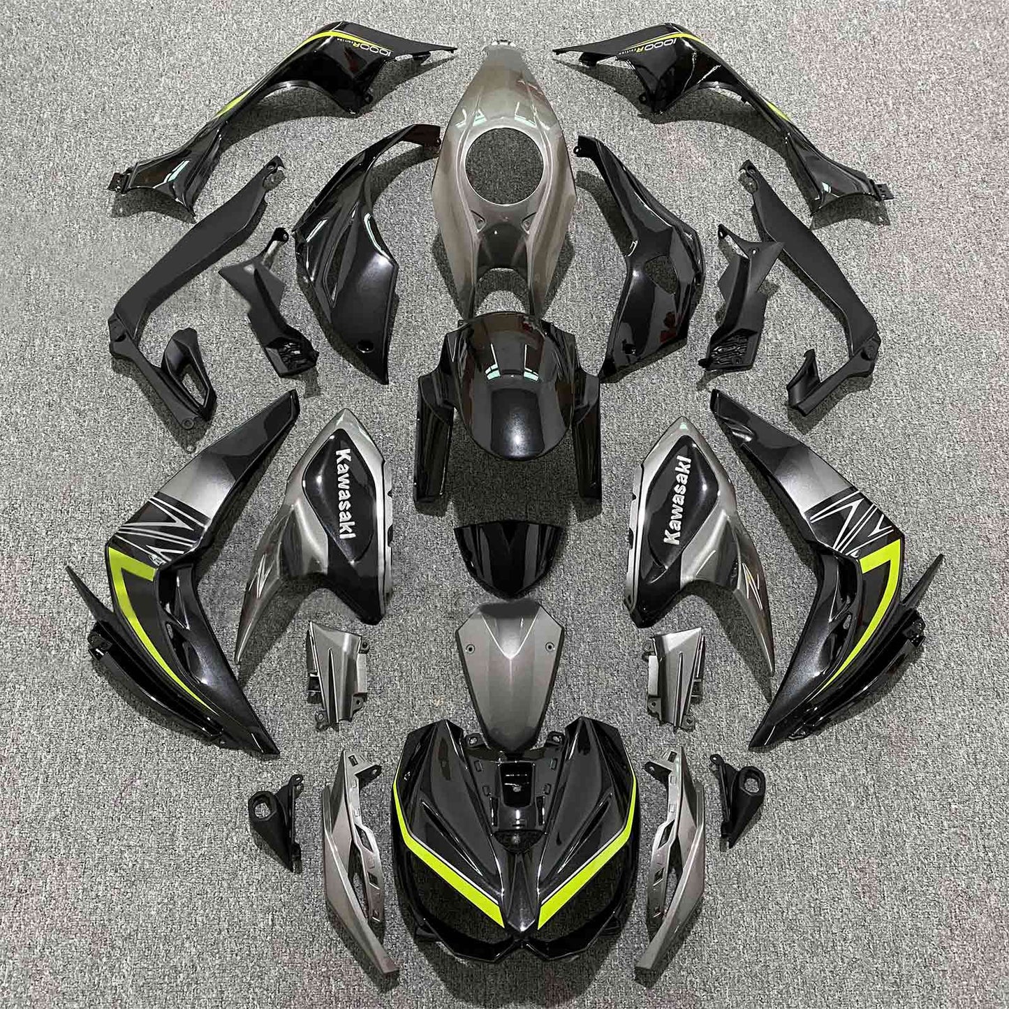 2014-2017 Kawasaki Z1000 Injection Fairing Kit Bodywork Plastic ABS#106