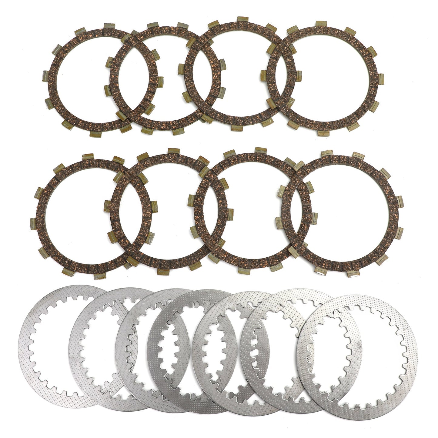 Clutch Plate Kit - Friction & Steel Plates For Yamaha TT500C/D/F/H/G XT500C/D/E/F/G/H XT500 SR400/SP SR500
