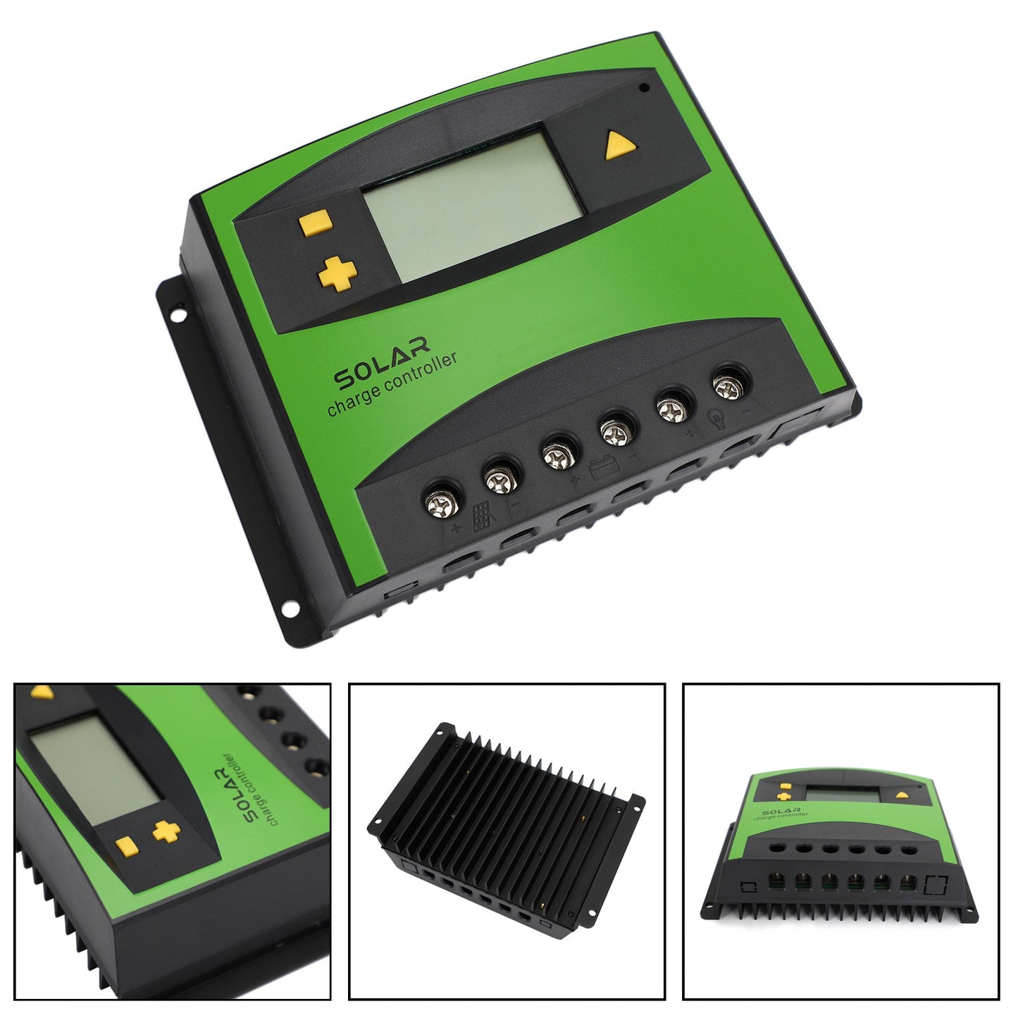 60A PWM AUTO Solar Charge Controller Charger Regulators 12V/24V with LCD Display