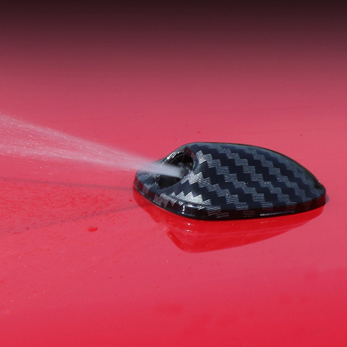 Wiper Water Spray Nozzle Cover for BMW MINI Cooper F54 F55 F56 F57 F60 Carbon