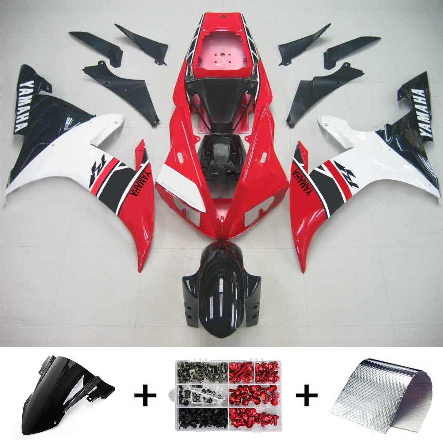 2002-2003 Yamaha YZF 1000 R1 Injection Fairing Kit Bodywork Plastic ABS #110