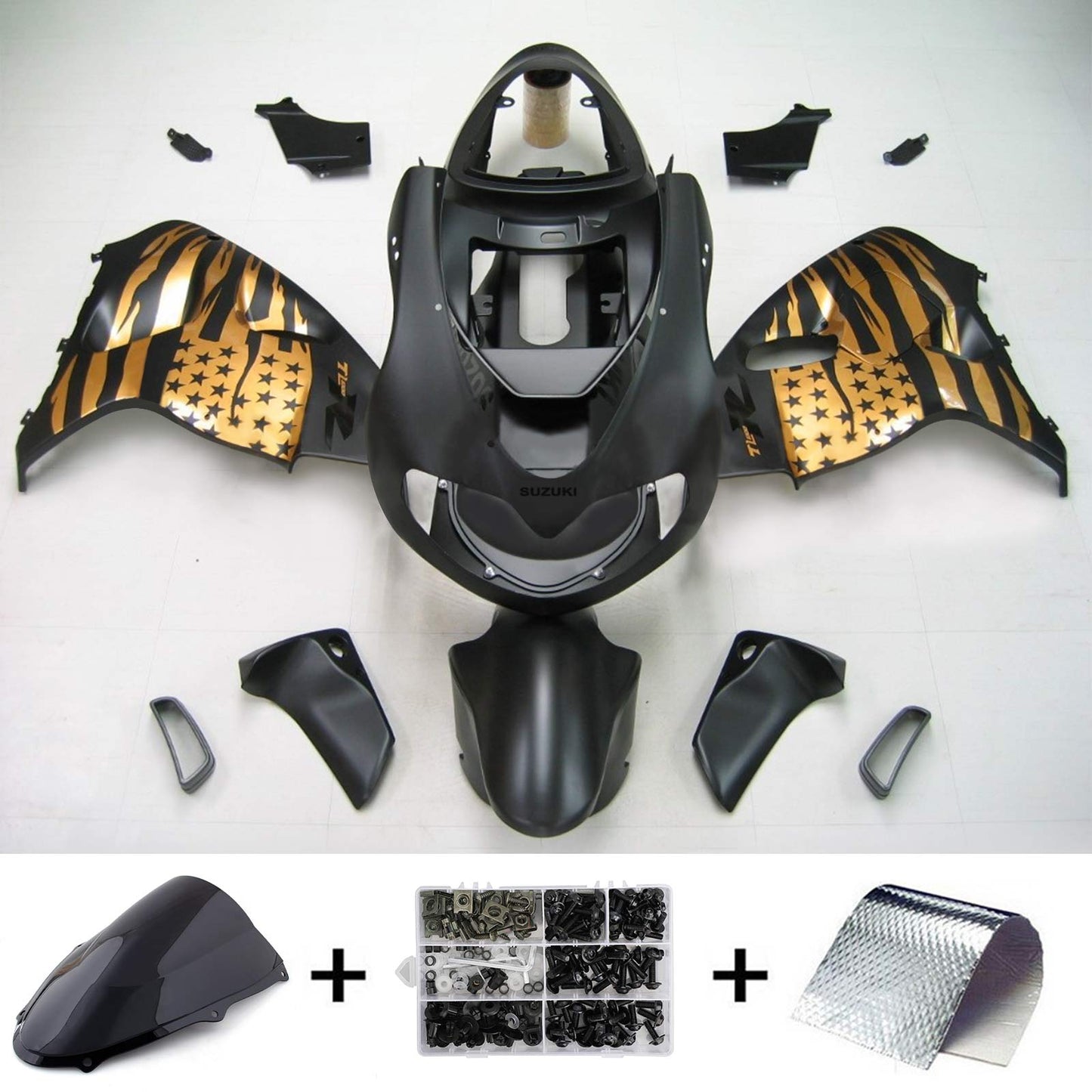 1998-2003 Suzuki TL1000R Amotopart Injection Fairing Kit Bodywork Plastic ABS #130