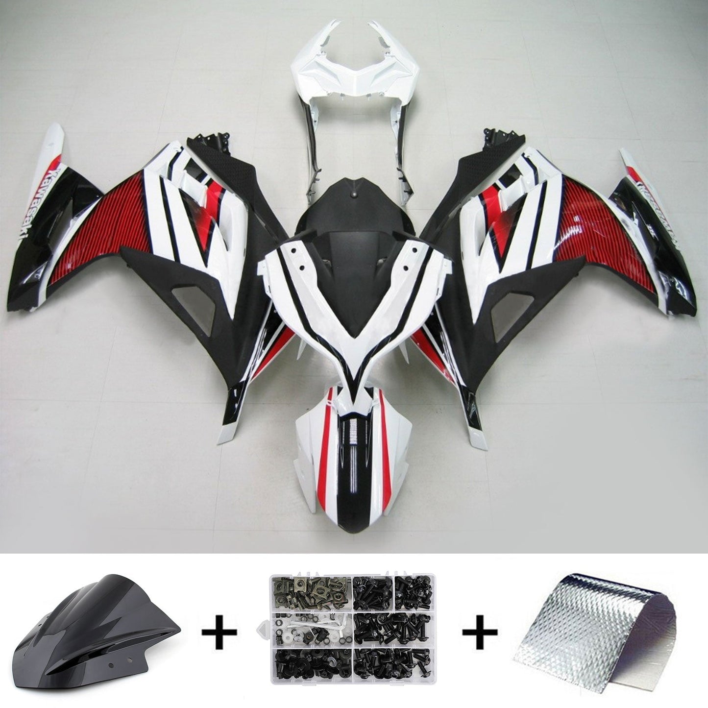 2013-2024 Kawasaki EX300/Ninja300 Injection Fairing Kit Bodywork Plastic ABS#161