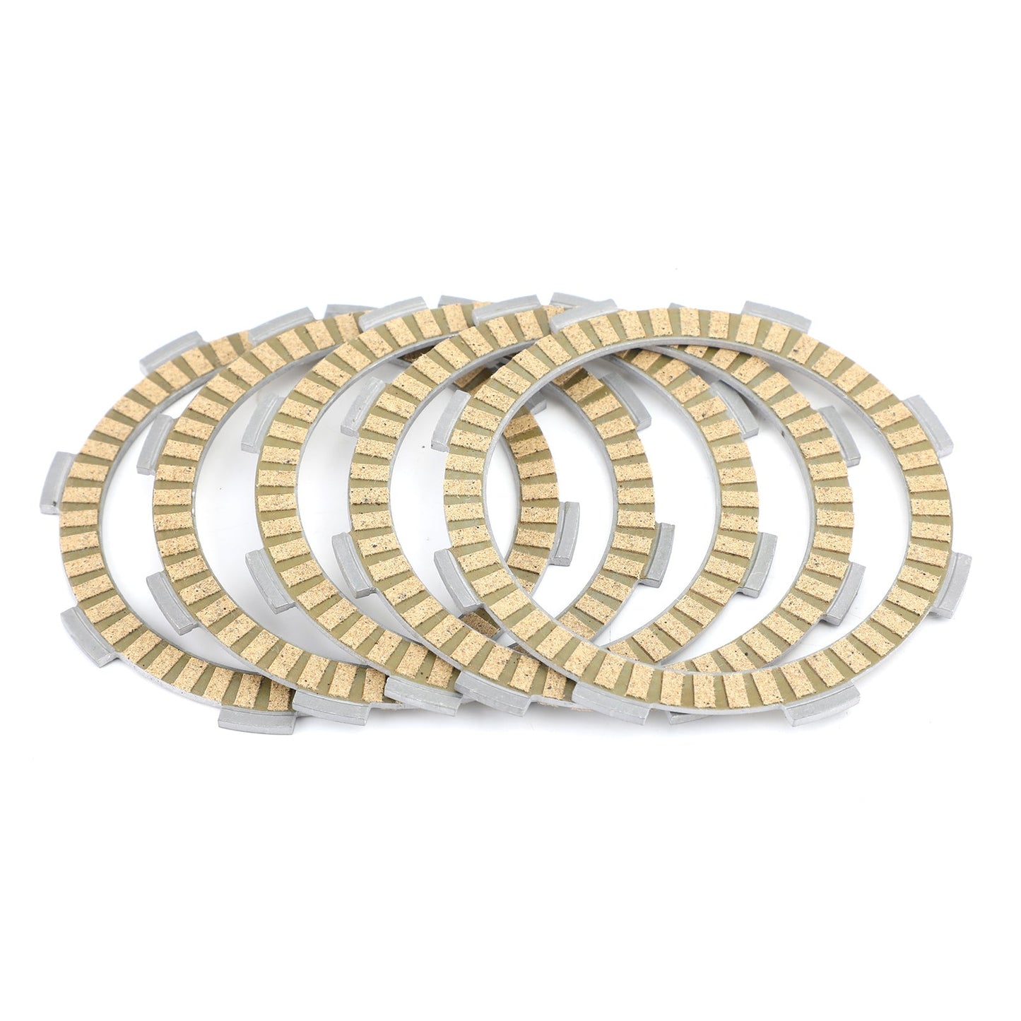 Clutch Plate Kit - Friction & Steel Plates For Kawasaki KLF185 Bayou 185 KLT160 1985 KLT185 86-87 AR125 88-91 AR125S 88-90 KMX125 86-02 KMX200 87-91