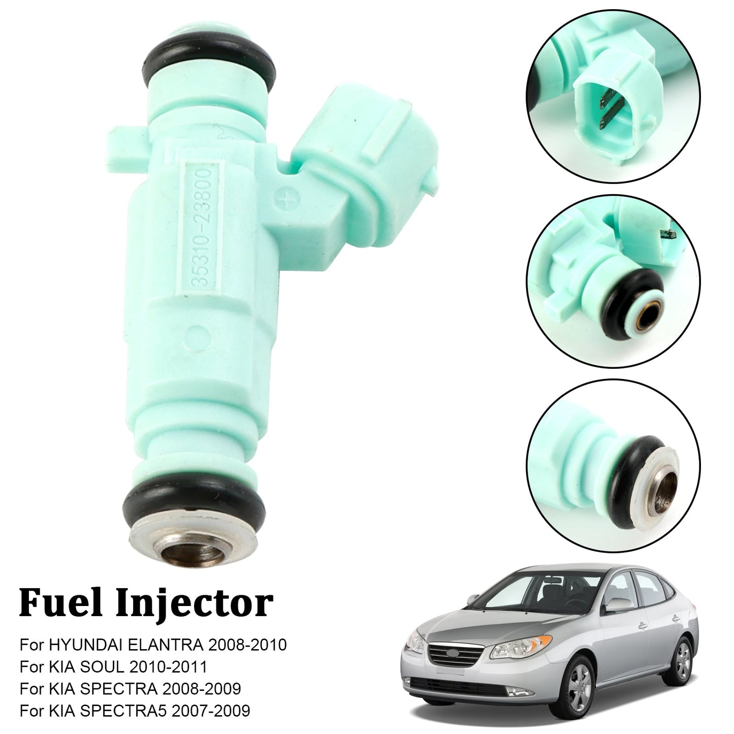 1PCS Fuel Injector 35310-23800 Fit Hyundai Elantra 2008-2010 Fit Kia Soul