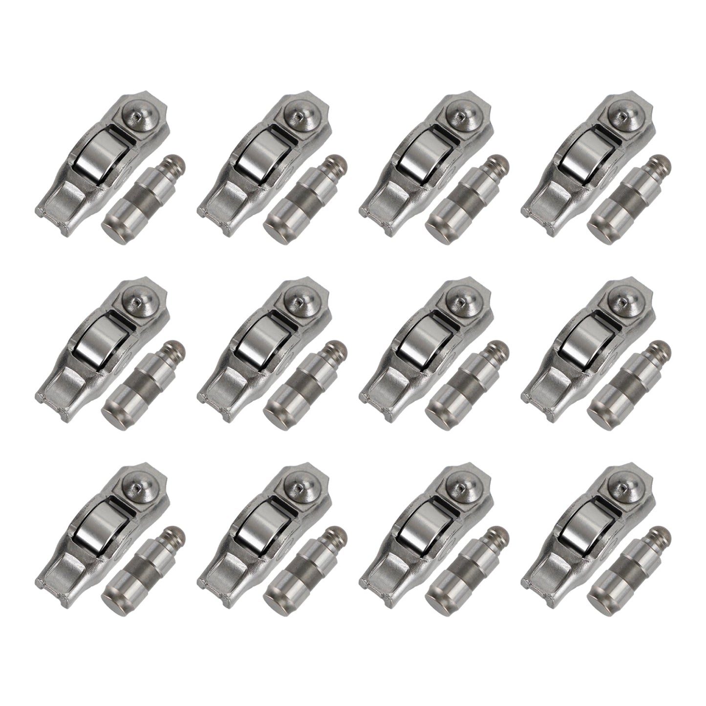 12PCS Rocker Arms & 12PCS Valve Lifters Kit For Chrysler Dodge Jeep Ram 3.6L