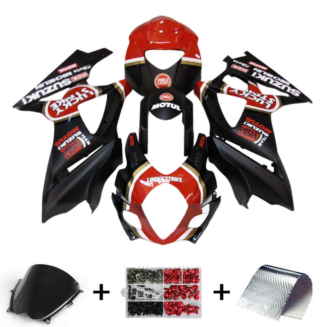 2007-2008 Suzuki GSXR1000 K7 Fairing Kit Bodywork Plastic ABS