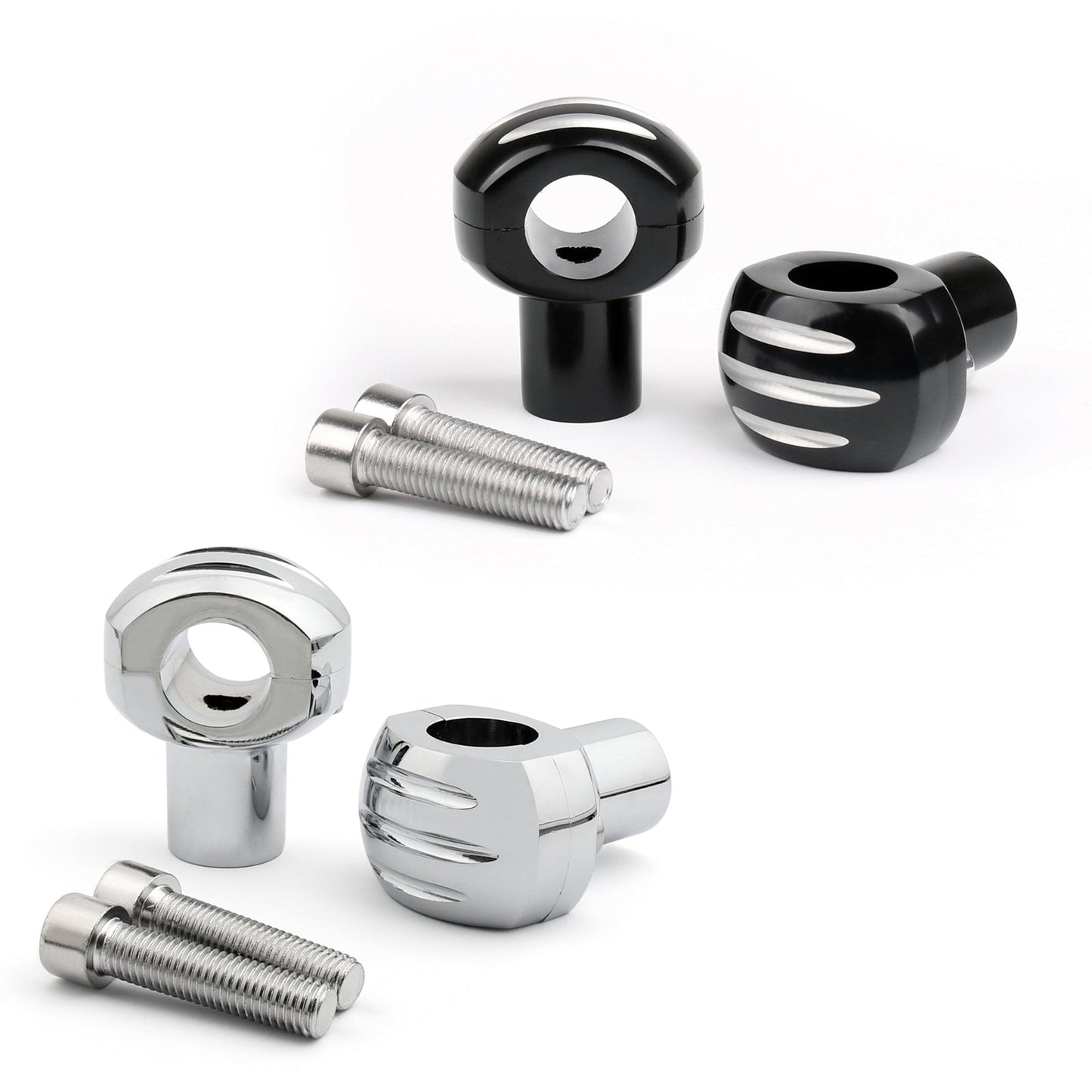 Billet 1" 25mm Handlebar Riser For Honda Yamaha Suzuki Kawasaki Motorcycle