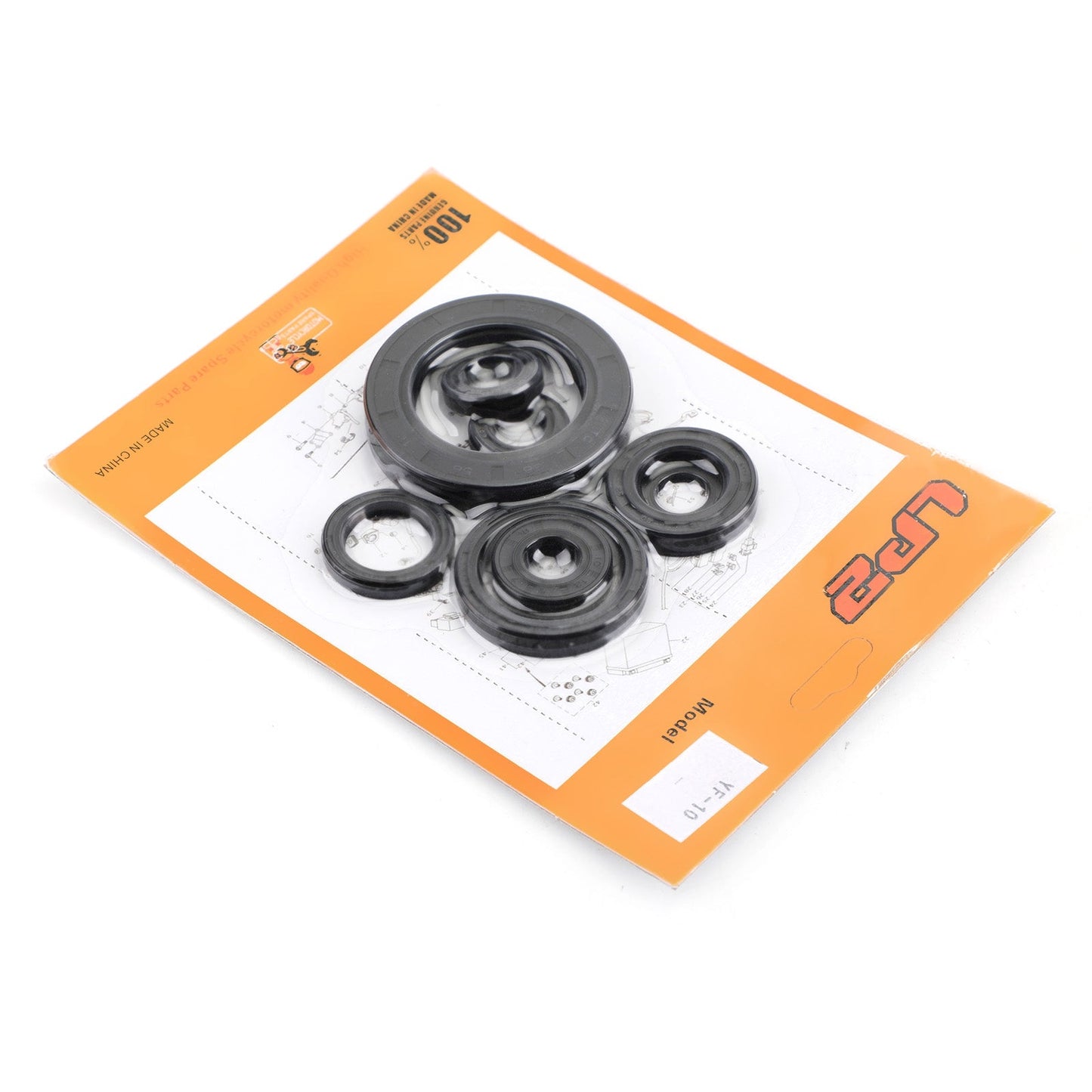 8pcs Engine Oil Seal Kit Set for Honda CR250R 1988/1989-1991 CR500R 1989-2001