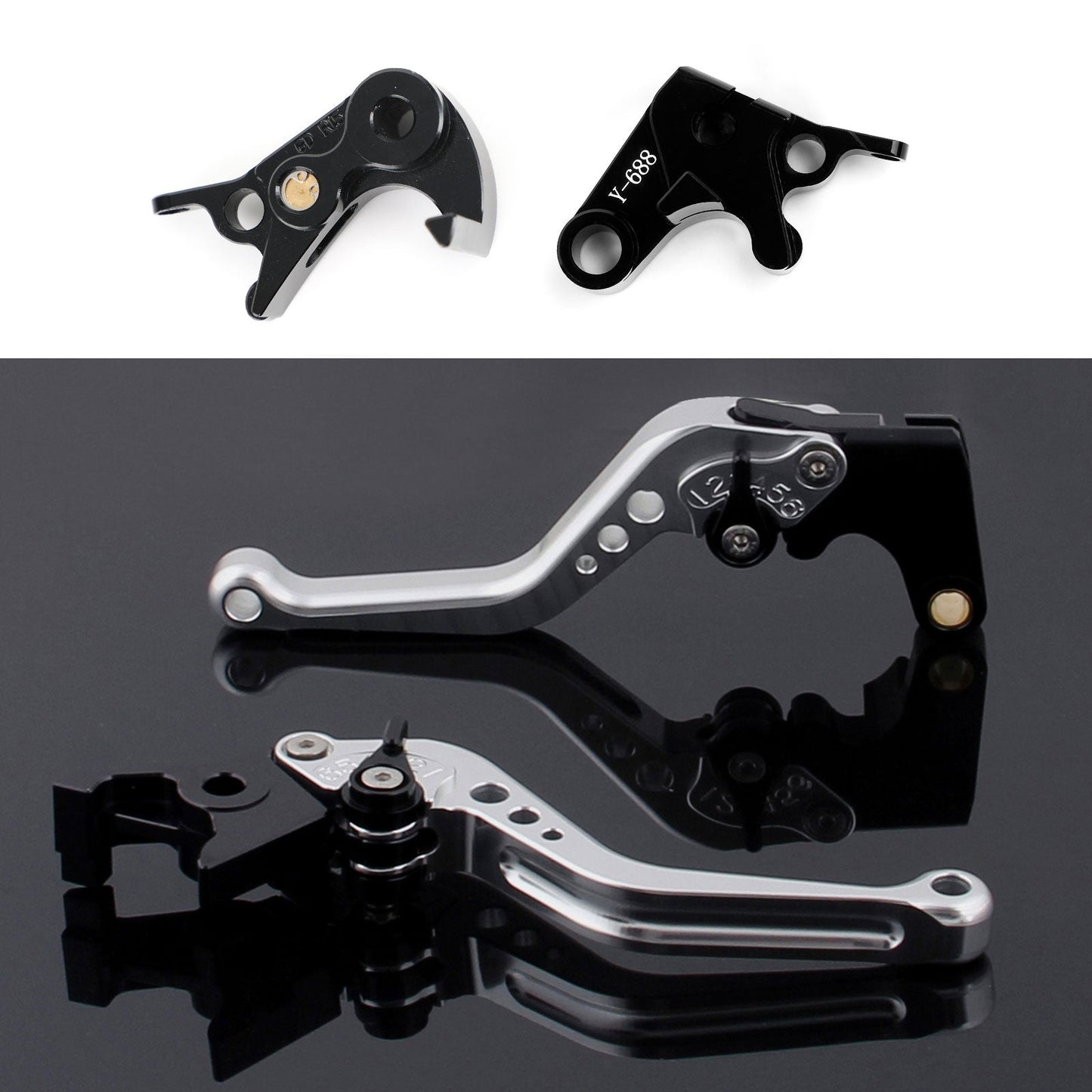 Short Clutch Brake Lever fit for Yamaha MT-09 Tracer 900/GT 21-22 YZF R6 17-20