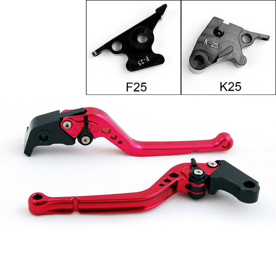 Long Brake Clutch Levers Fit For Kawasaki NINJA 250R 2008-2012 Black