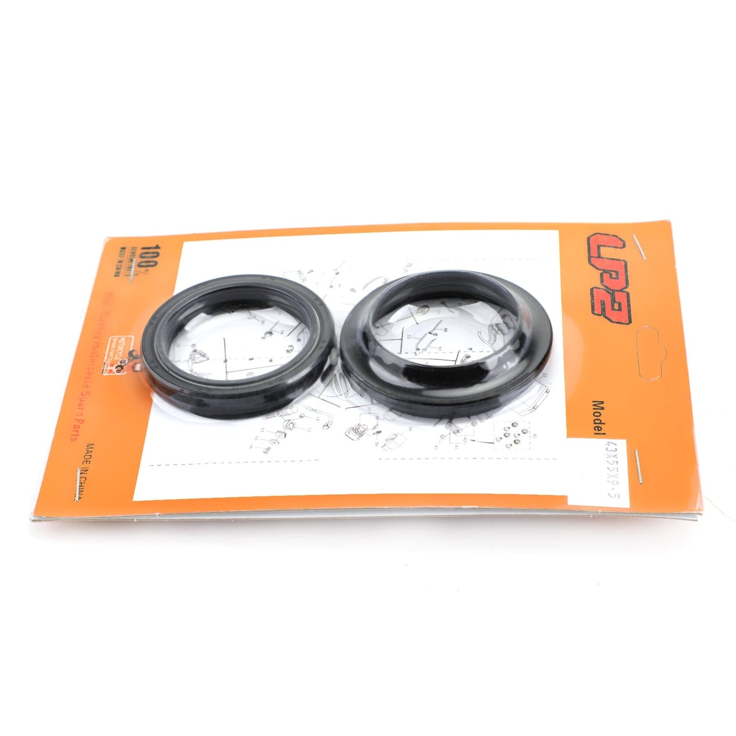 Fork Seal Dust Kit for Kawasaki ZG1400 Ninja ZX7R ZX14R KLX KX ZR ZRX ZXR 88-13