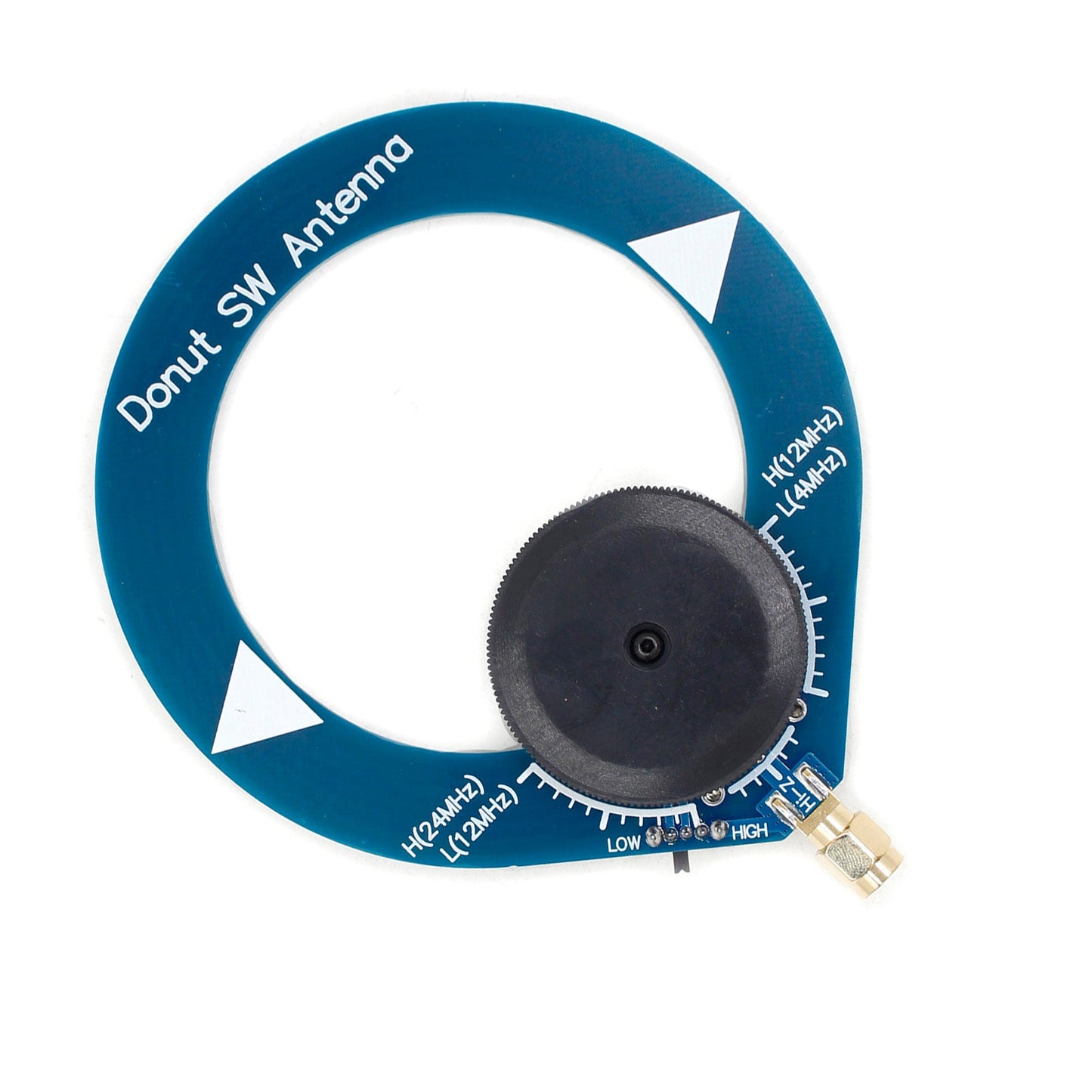 Donut Blue SW Mini Loop Antenna for Malahiteam DSP DSP2 HF Shortwave Antenna