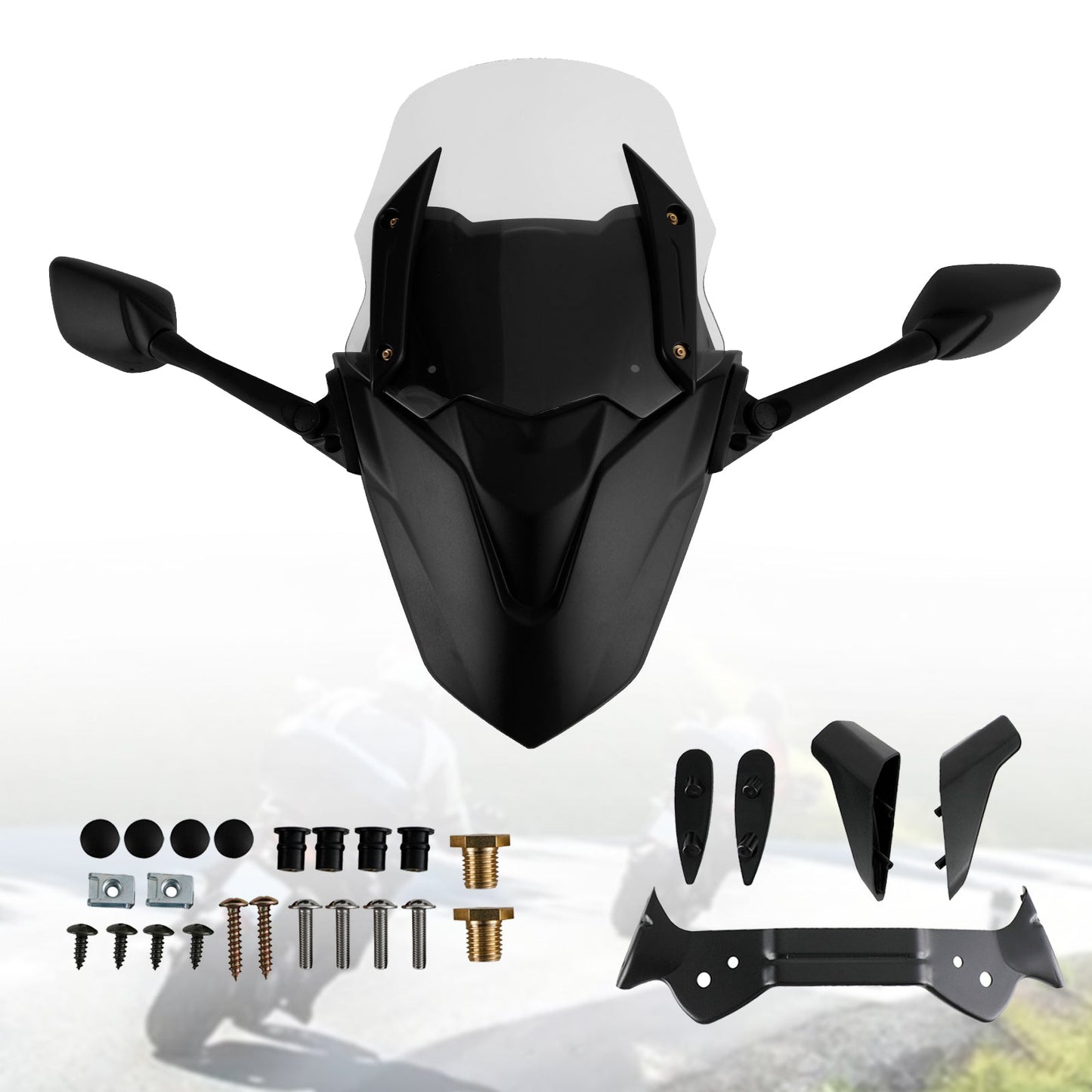 ABS Motorcycle Windshield WindScreen fit for Yamaha NMAX155 N-MAX 155 2021-2023