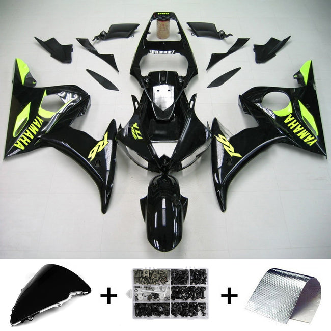 2005 Yamaha YZF 600 R6 Injection Fairing Kit Bodywork Plastic ABS #149