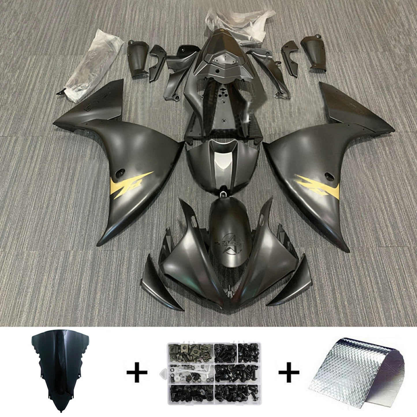 2009-2011 Yamaha YZF 1000 R1 Injection Fairing Kit Bodywork Plastic ABS#176