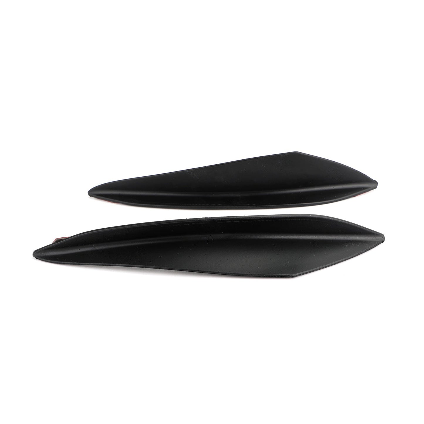 6pcs Universal Car Front Bumper Fins Spoiler Canards Refit Carbon Fiber Look