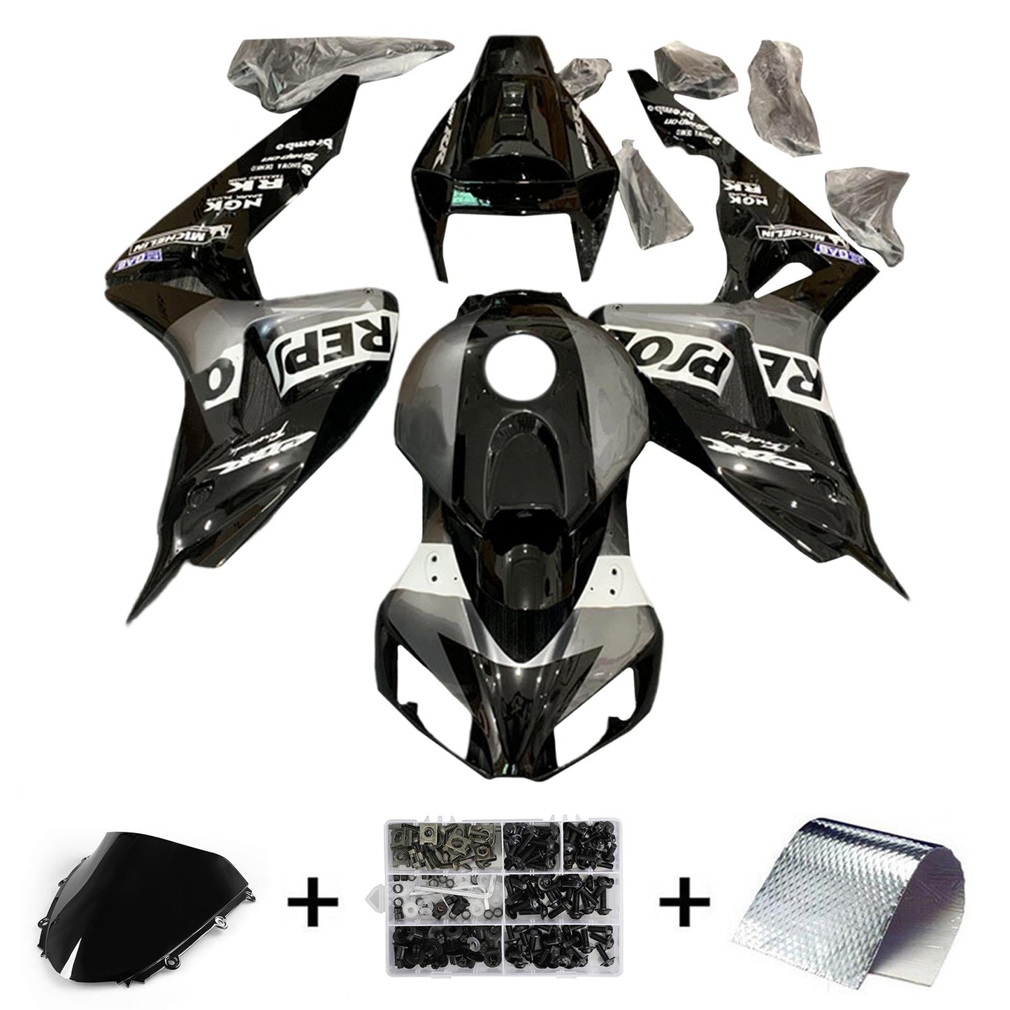 2006-2007 Honda CBR1000RR Fairing Kit Bodywork Plastic ABS