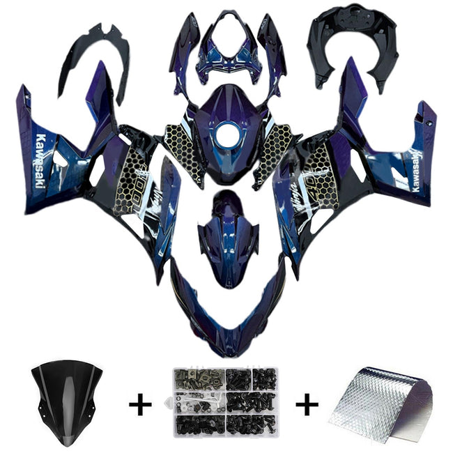 2018-2023=4 Kawasaki EX400 Ninja400 Fairing Kit Bodywork Plastic ABS