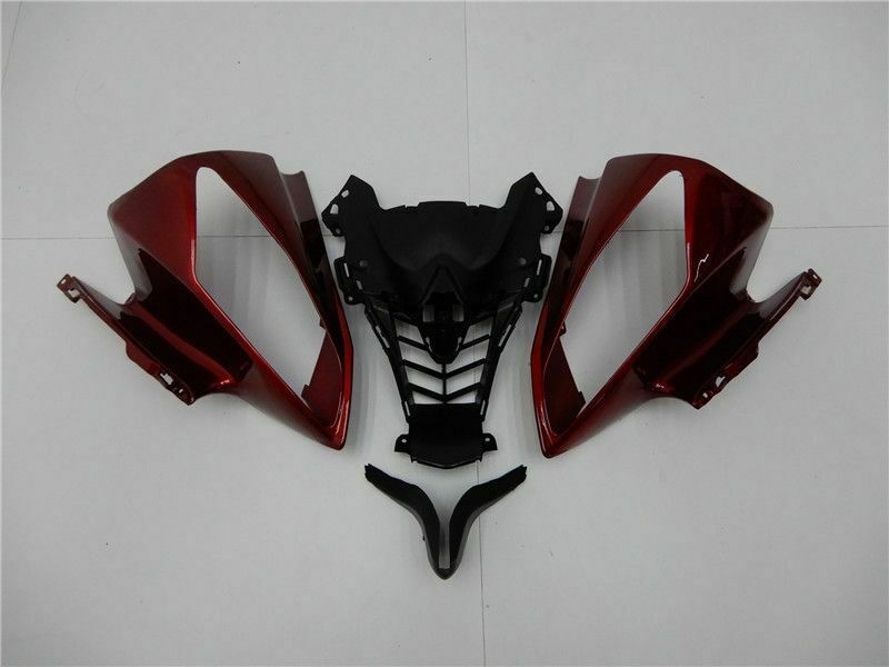 2008-2016 Yamaha YZF-R6 Amotopart Matte Red Black Fairing Kit