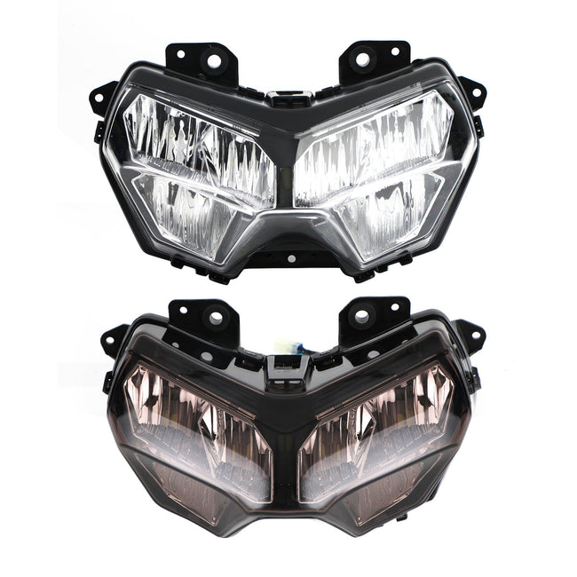 Front Headlight Grille Headlamp Protector Clear For Kawasaki Z400 650 900 20-22