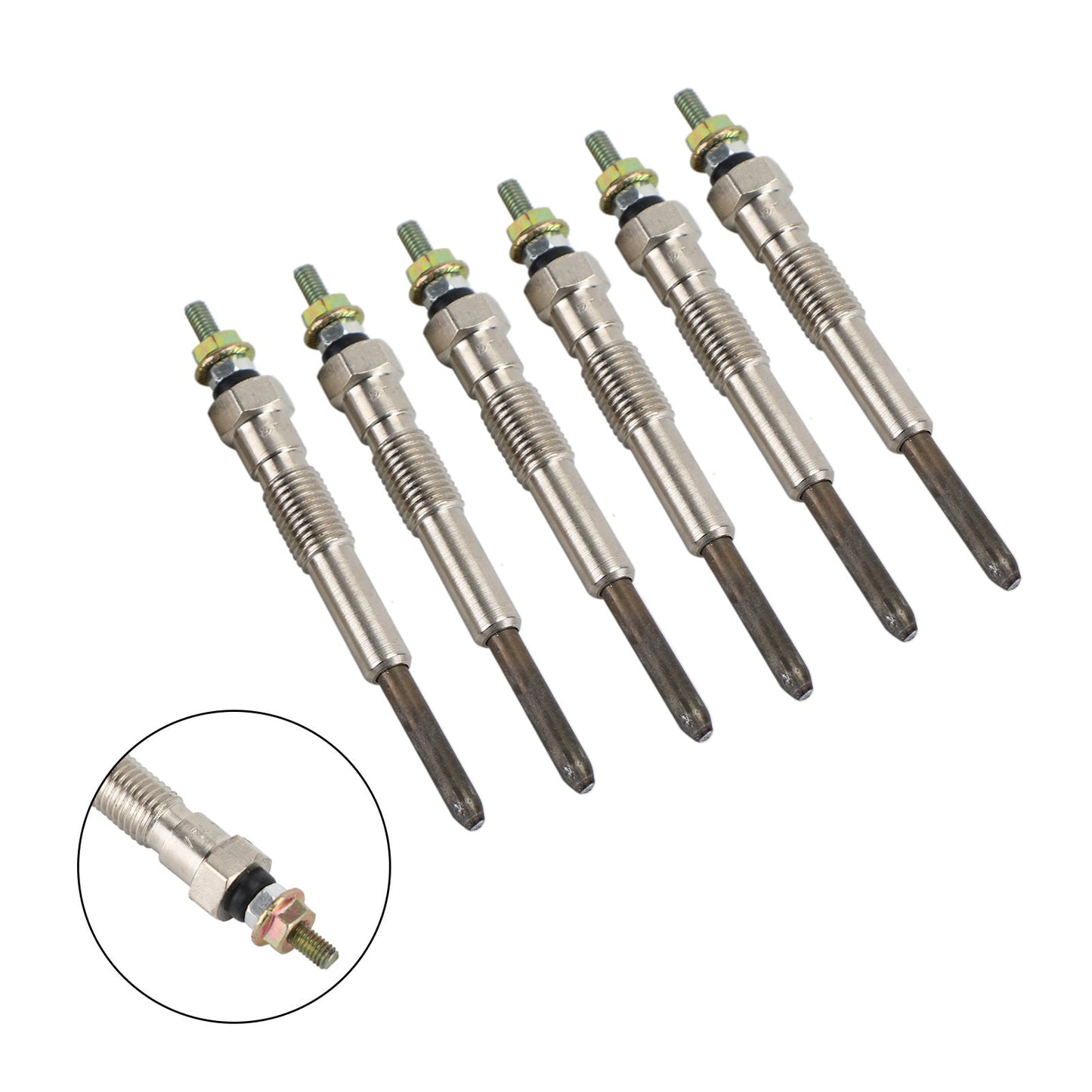 12 Volt Glow Plugs For Toyota Landcruiser Hj47 Hj60 Hj75 4.0L 2H Diesel Engine