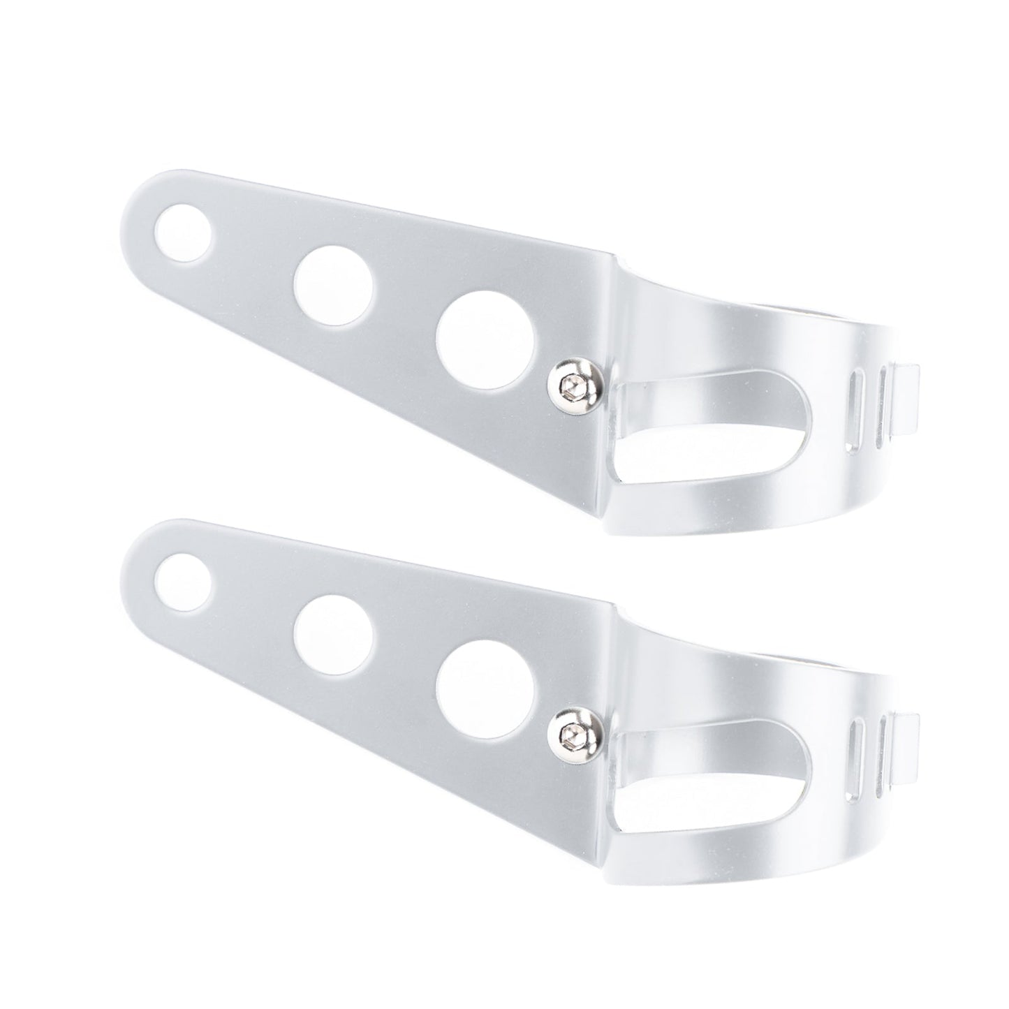 43mm-50mm Fork Black Headlight Mount Bracket Motorcycle Head Lamp Holder Adapter