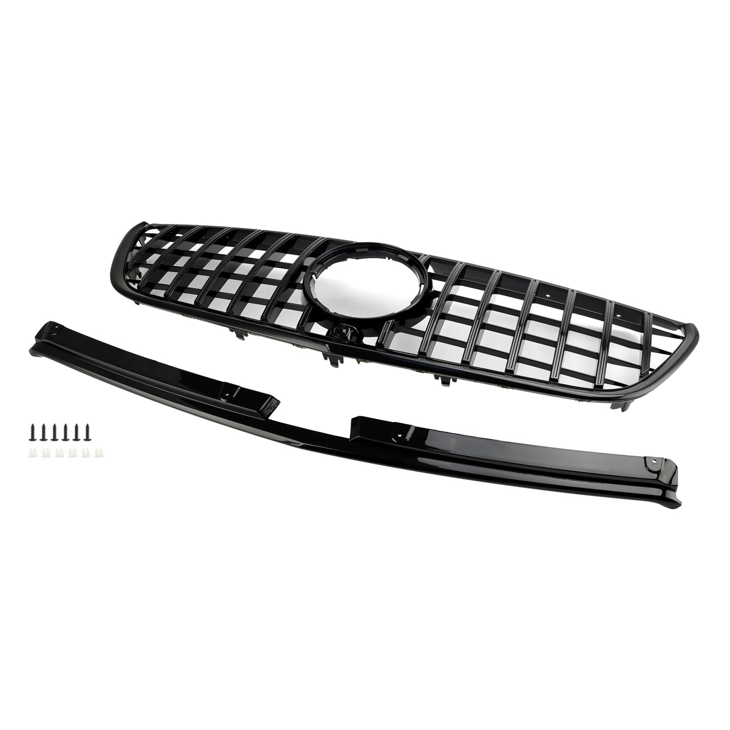 2015-2019 Mercedes Vito W447 GT Stlye Gloss Black Front Bumper Grill Grille