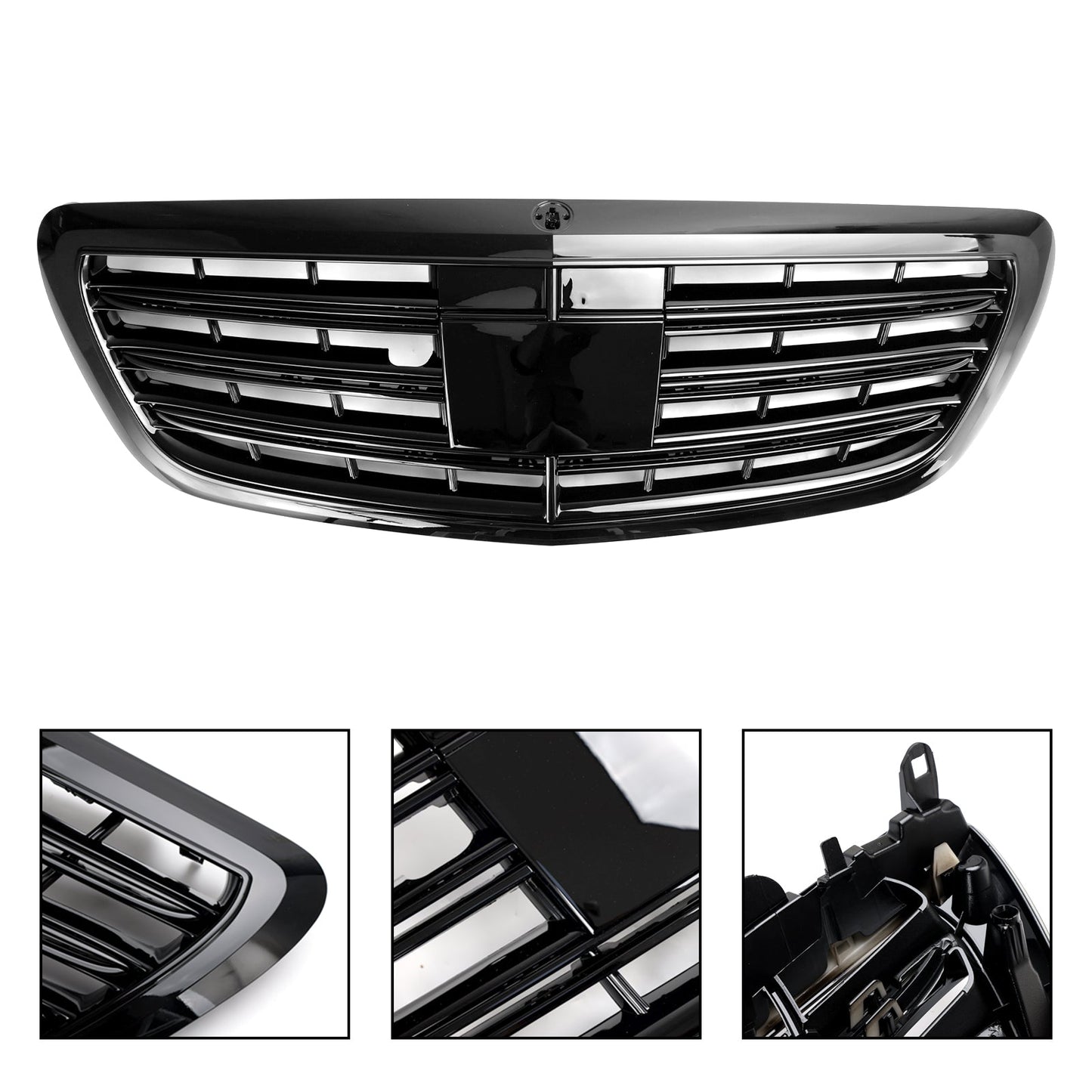 Mercedes-Benz S-class W222 S500 S550 S600 2014-2020 W/ACC Front Grill Grille