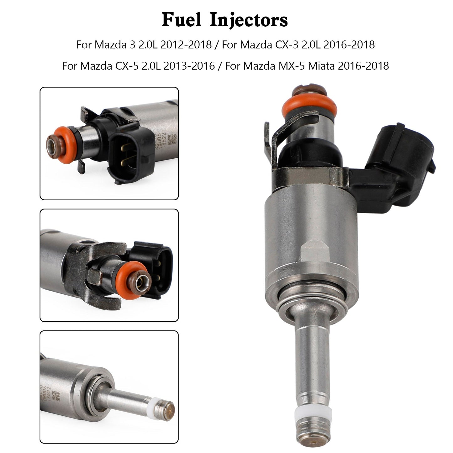 Mazda 3 CX-3 CX-5 2.0 2012-2018 PE01-13250B 1PCS Fuel Injector PE01-13-250C