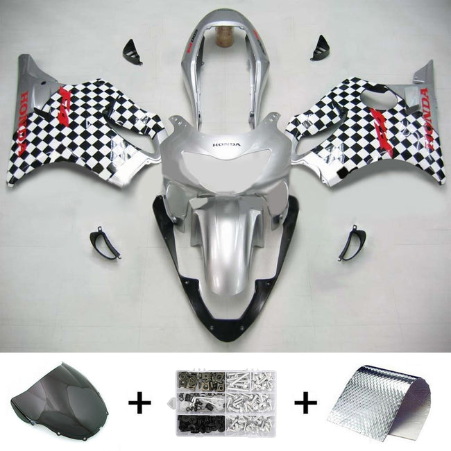 1999-2000 Honda CBR600F4 Amotopart Injection Fairing Kit Bodywork Plastic ABS #104