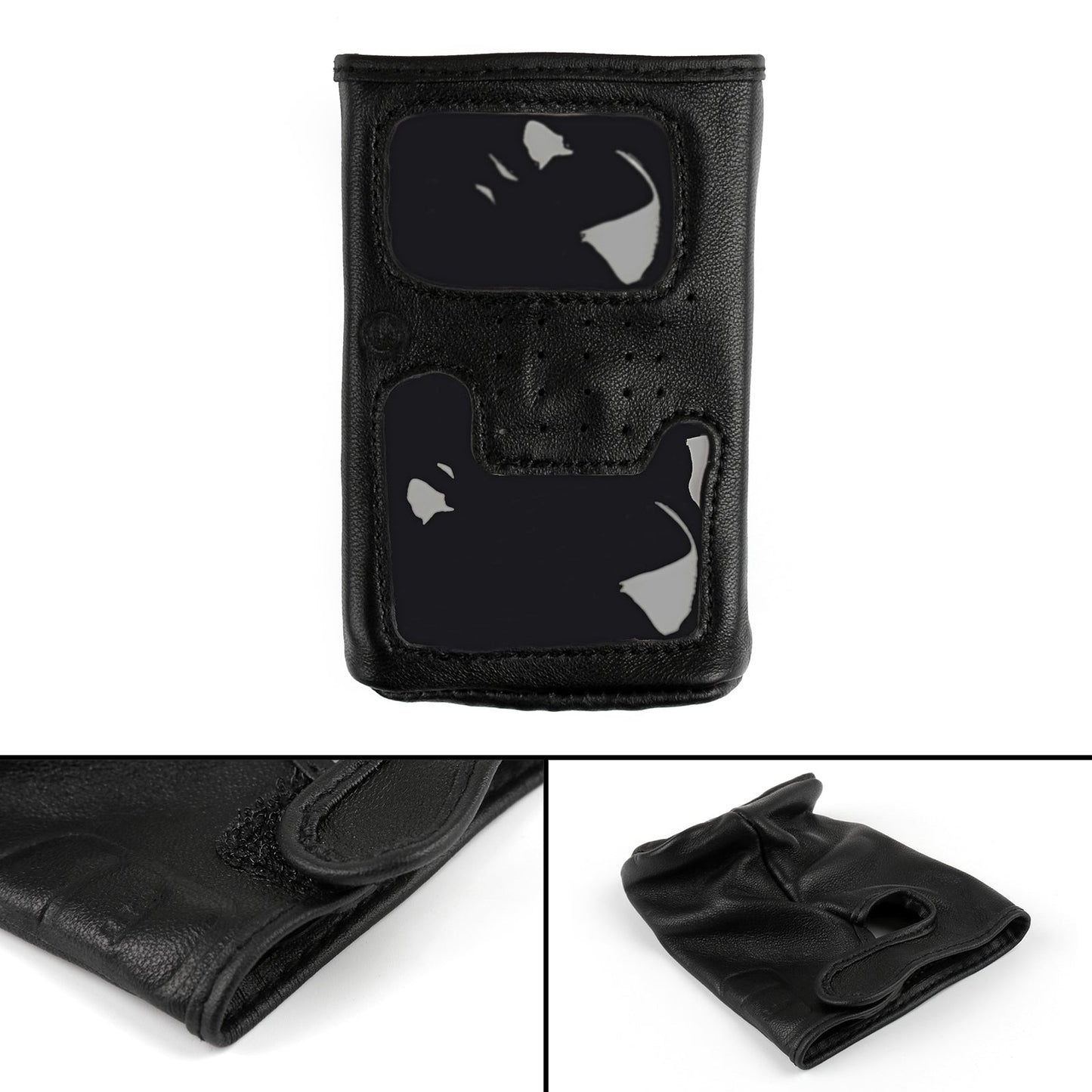 1Pcs Soft Leather Case For YAESU VX-6R VX-7R VX-7E Two-Way Radio Walkie Talkie