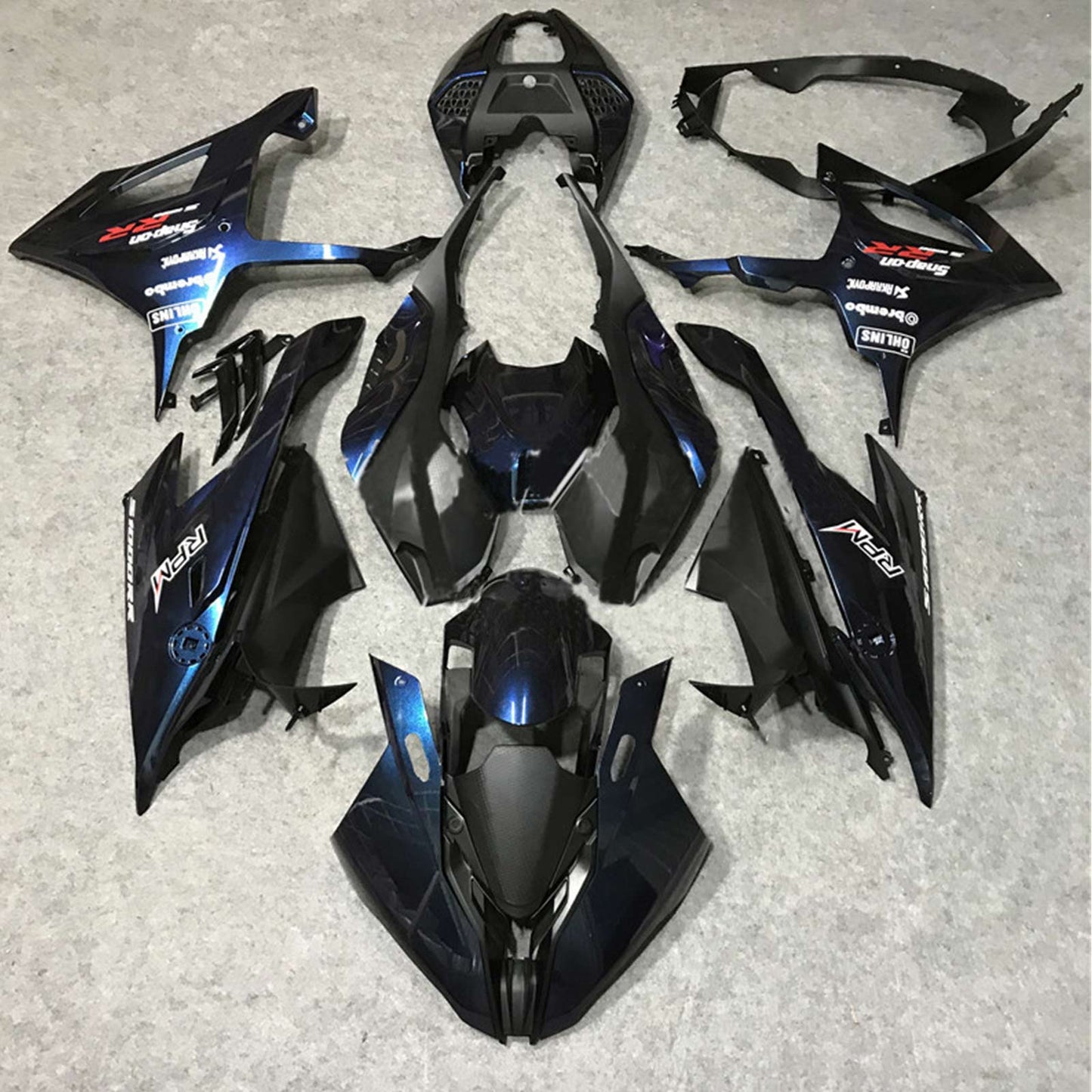 2019-2022 BMW S1000RR Amotopart Injection Fairing Kit Bodywork Plastic ABS #114