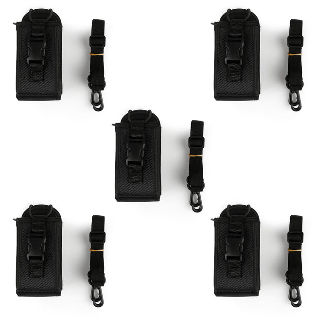 5x Big Size Multi-Function Nylon Case Holder For Motorola GP340 GP328 GP68 GP88