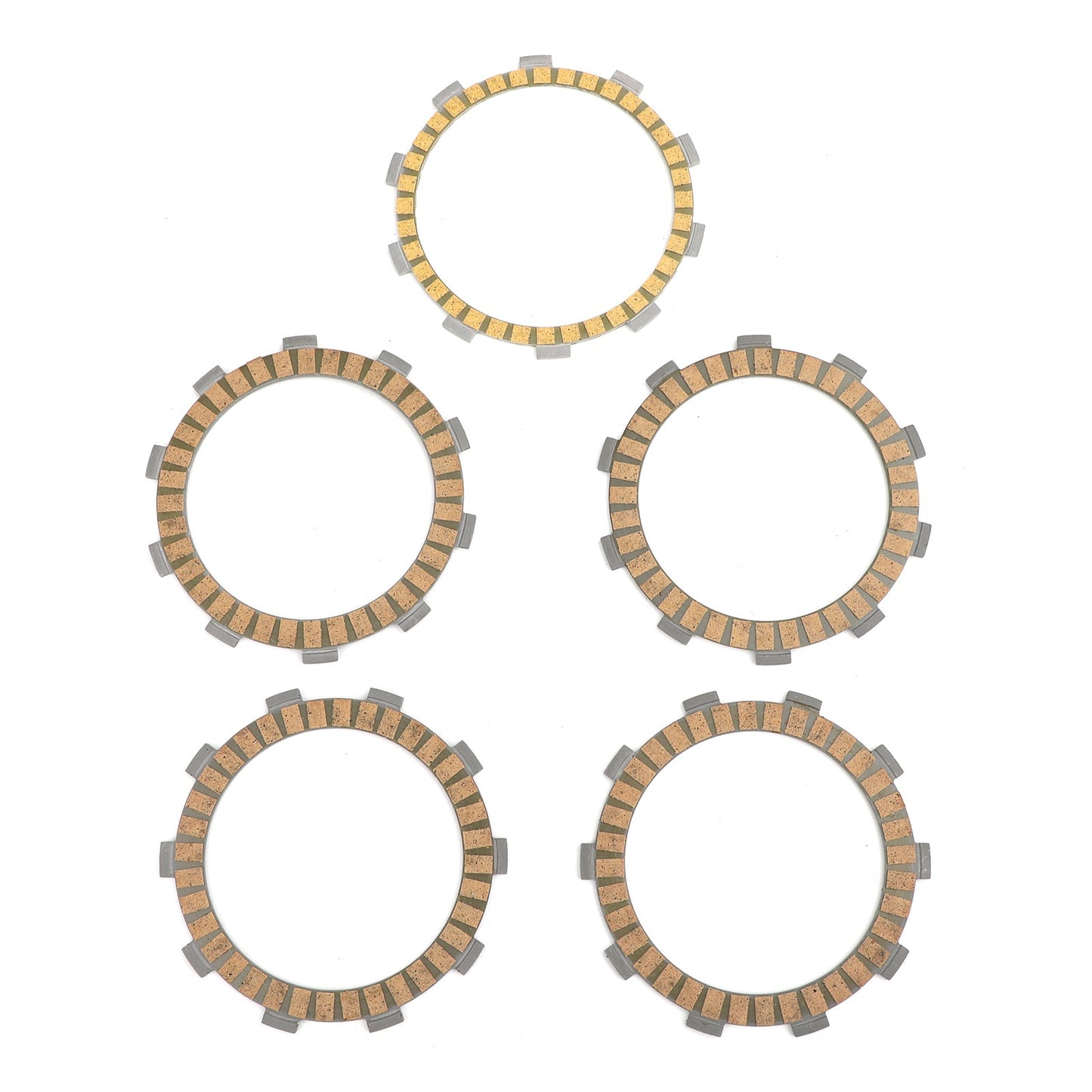 Clutch Plate Kit - Friction Plates For Yamaha AG200 1FE AG200E 3GX6 BW200 Big Wheel YD125 YD125S YD125 YD125S WR125R/X YZF R125