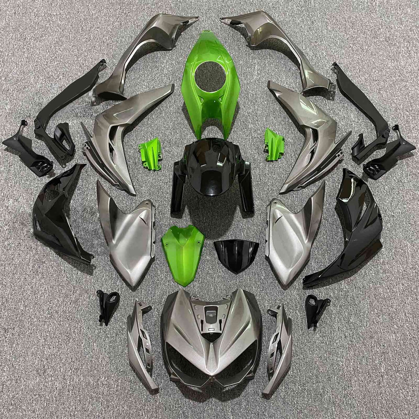 2014-2017 Kawasaki Z1000 Injection Fairing Kit Bodywork Plastic ABS#112