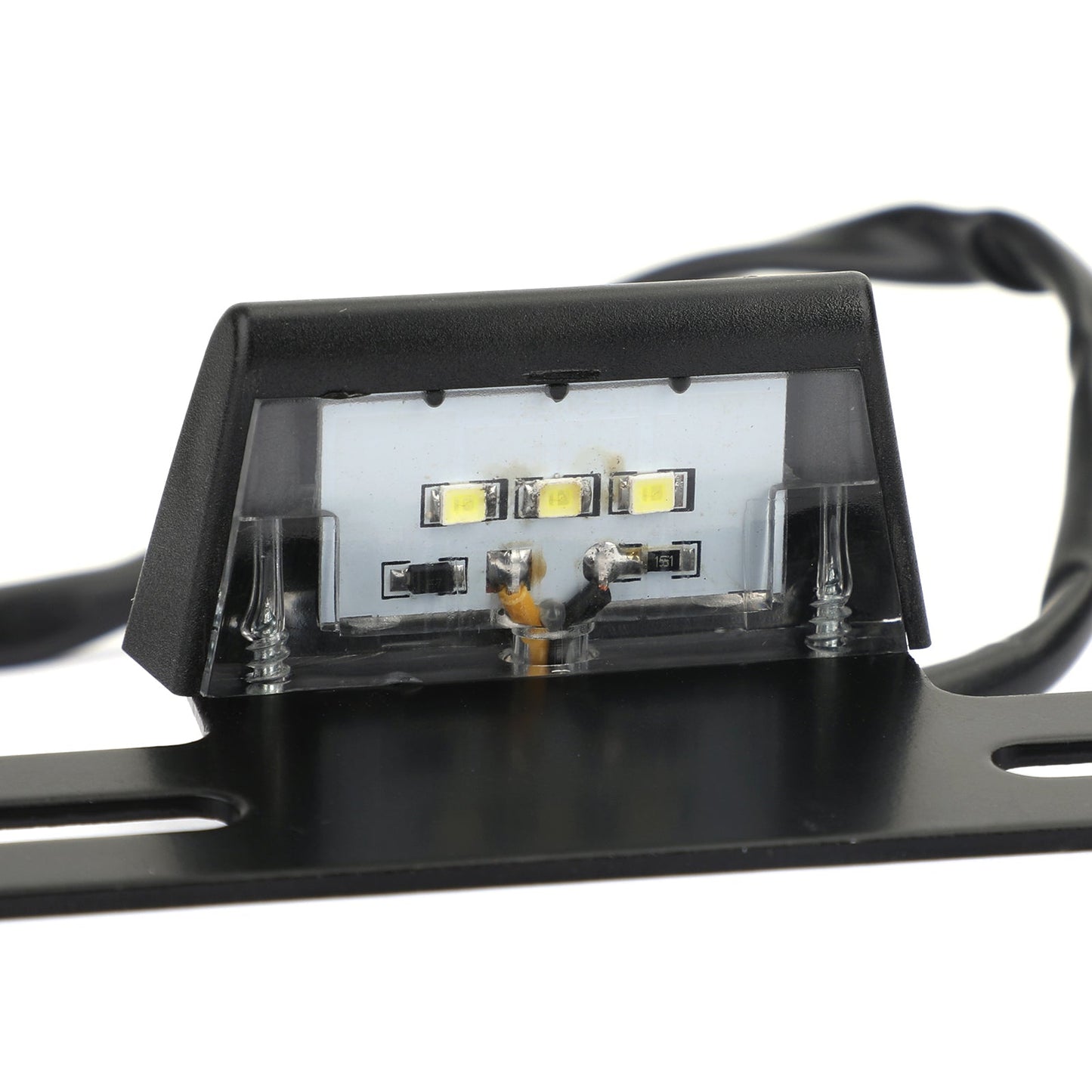 License Plate Bracket Universal For Most of Motorcycle BLK