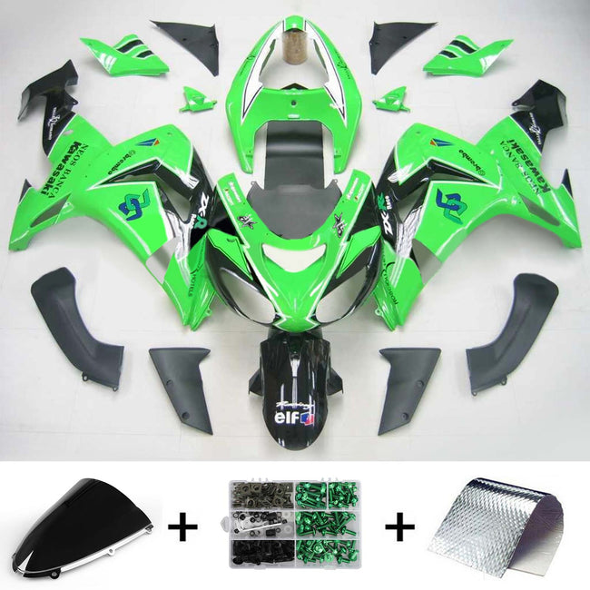 2006-2007 Kawasaki ZX10R Amotopart Injection Fairing Kit Bodywork Plastic ABS #112