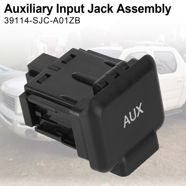 Auxiliary Input Jack Assembly For Honda Ridgeline 2006-2014 39114-SJC-A01ZB