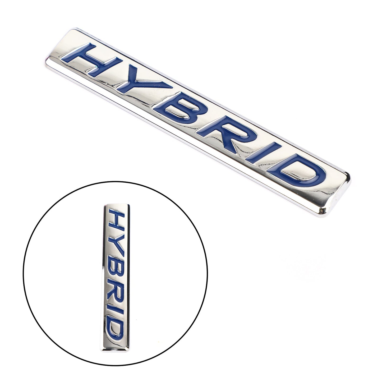1PC 3D HYBRID Words Car Sticker Metal Emblem Rear Car Trunk Badge