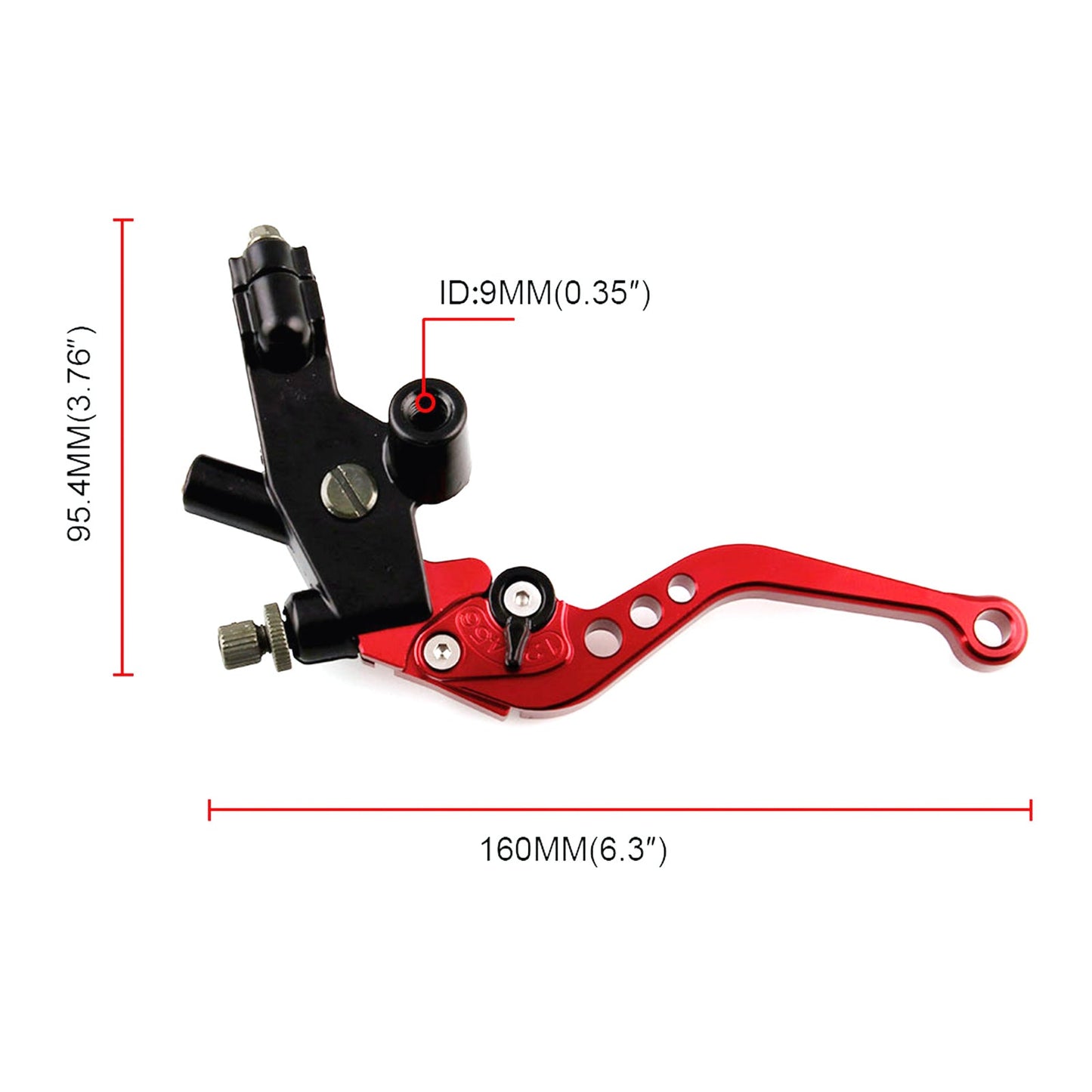 Universal 7/8" 22mm Front Brake Clutch Master Cylinder Reservoir Levers