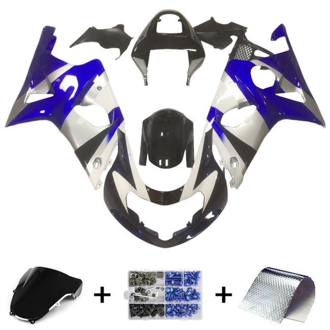 2000-2002 Suzuki GSXR1000 K1 K2 Fairing Kit Bodywork Plastic ABS