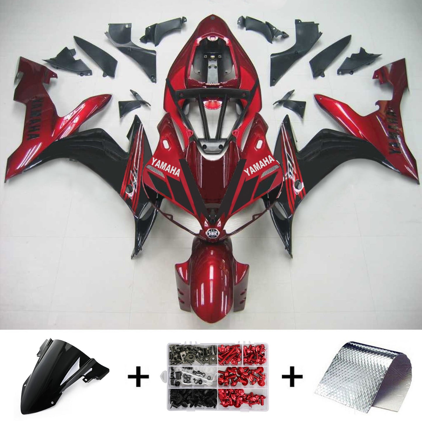 2004-2006 Yamaha YZF 1000 R1 Injection Fairing Kit Bodywork Plastic ABS #127