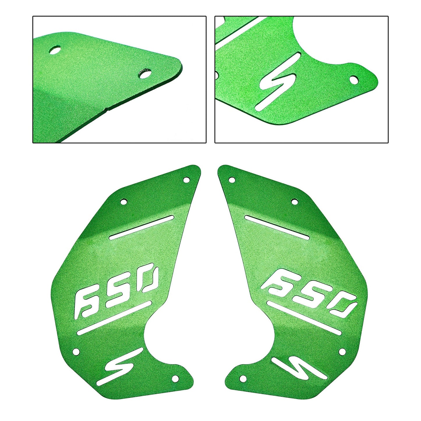 Kawasaki Vulcan S En650 Vn650 2015-2022 Engine Cover Plate Side Panel Green Cafe