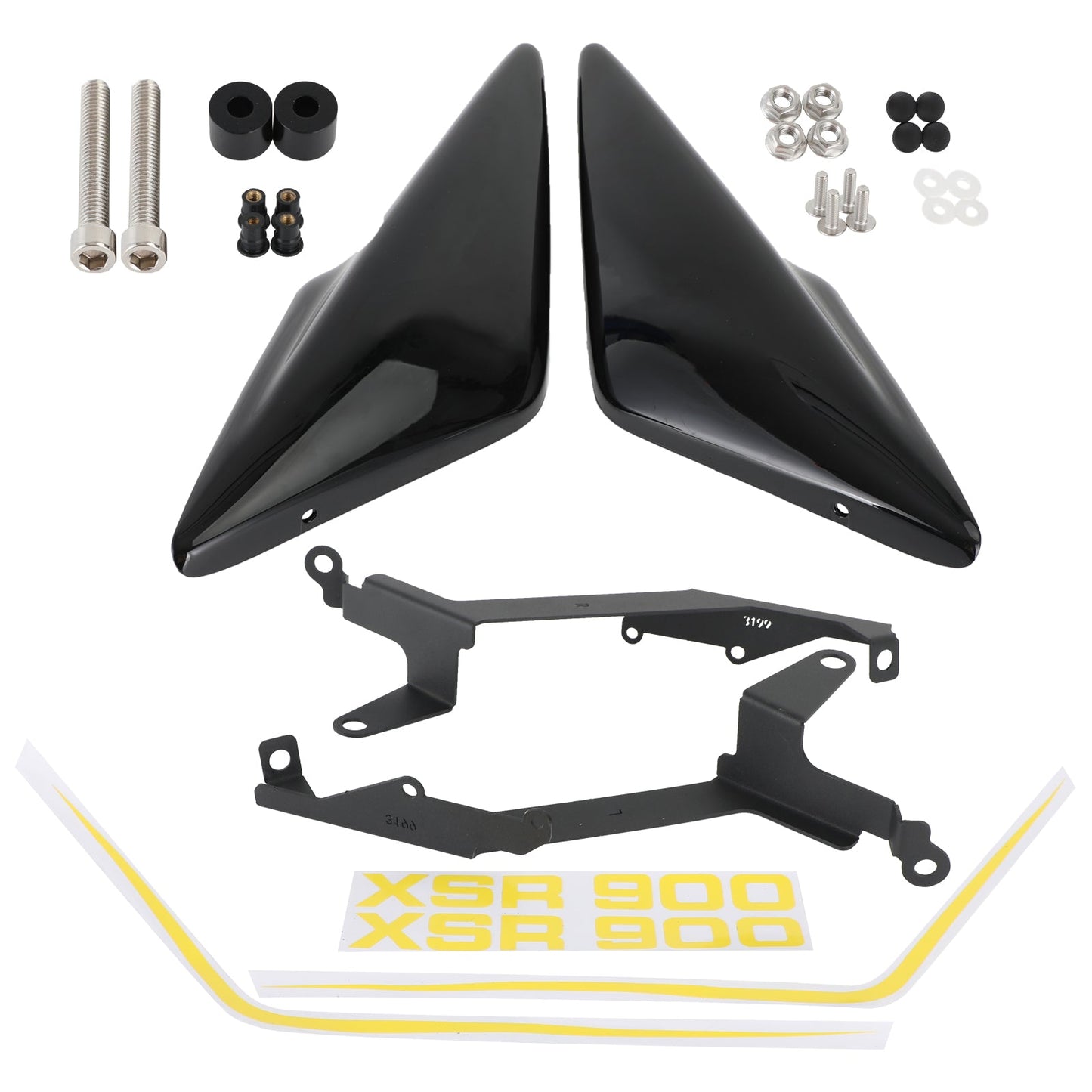 Tail Side Driver Seat Frame Cover Fairing For Yamaha XSR 900 2016-2021 Black