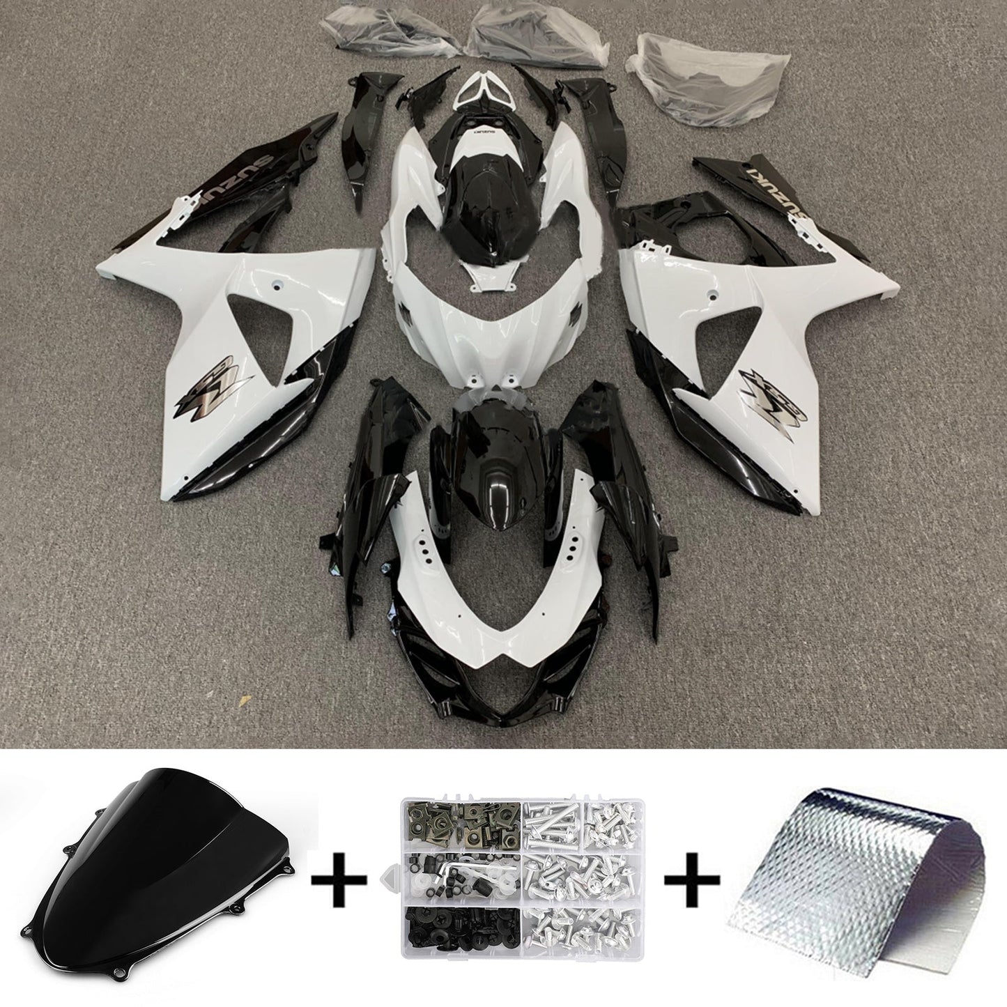 2009-2016 Suzuki GSXR1000 K9 Fairing Kit Bodywork Plastic ABS