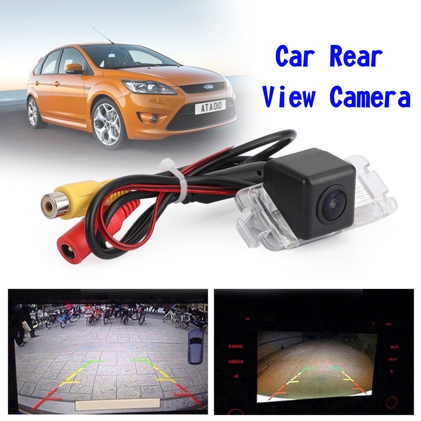 Reverse Backup Camera 170° Fit For FORD MONDEO/FIESTA/FOCUS HATCHBACK/S-Max/KUGA