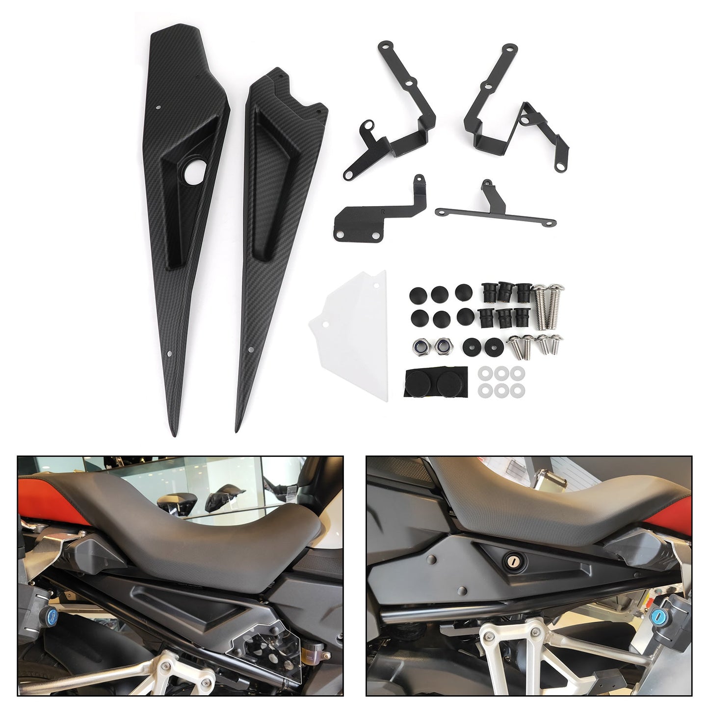 Frame Guard Cover Trim For BMW F750GS F850GS 2018-2019 BLK