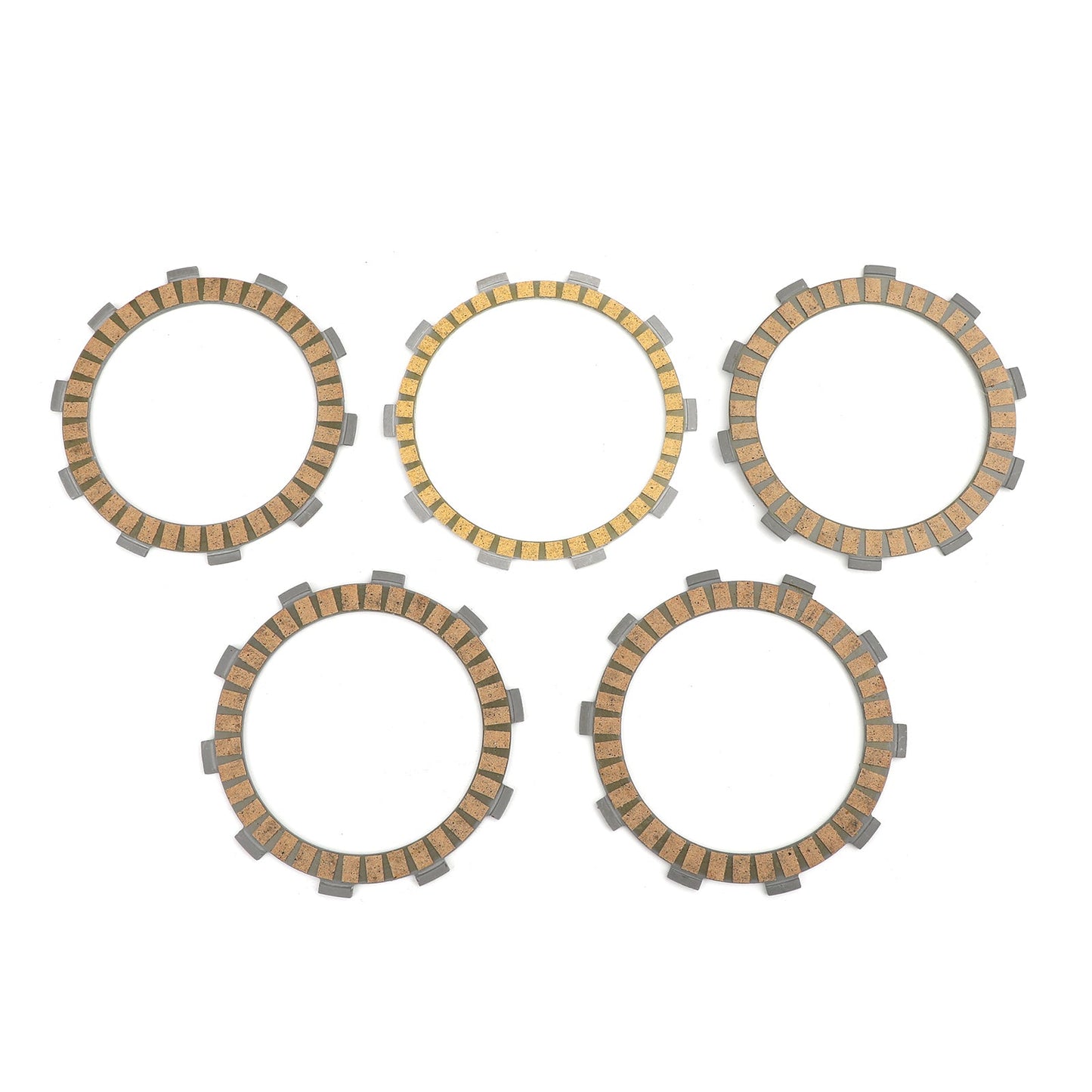 Clutch Plate Kit - Friction Plates For Yamaha AG200 1FE AG200E 3GX6 BW200 Big Wheel YD125 YD125S YD125 YD125S WR125R/X YZF R125