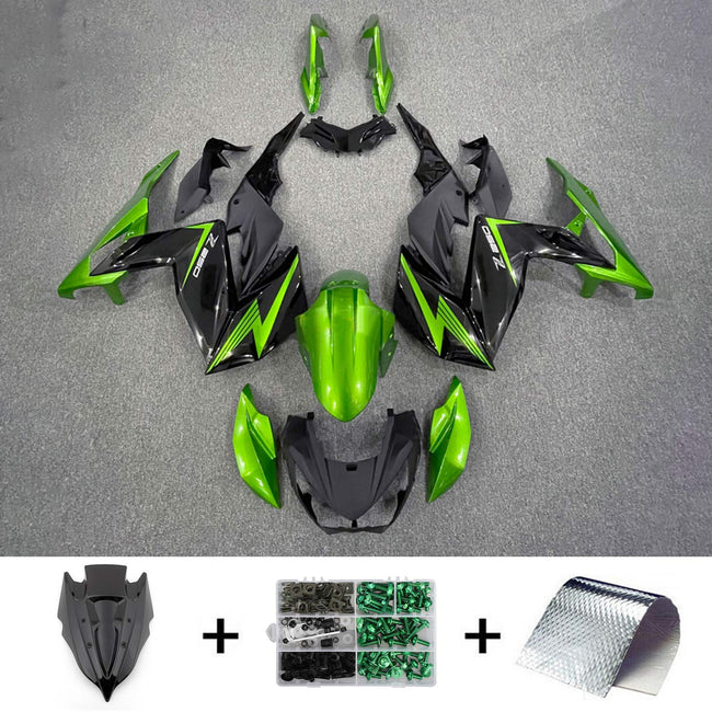 2015-2016 Kawasaki Z250 Z300 Injection Fairing Kit Bodywork Plastic ABS#112